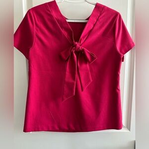 Banana Republic Hot Pink Blouse Size Small Petite